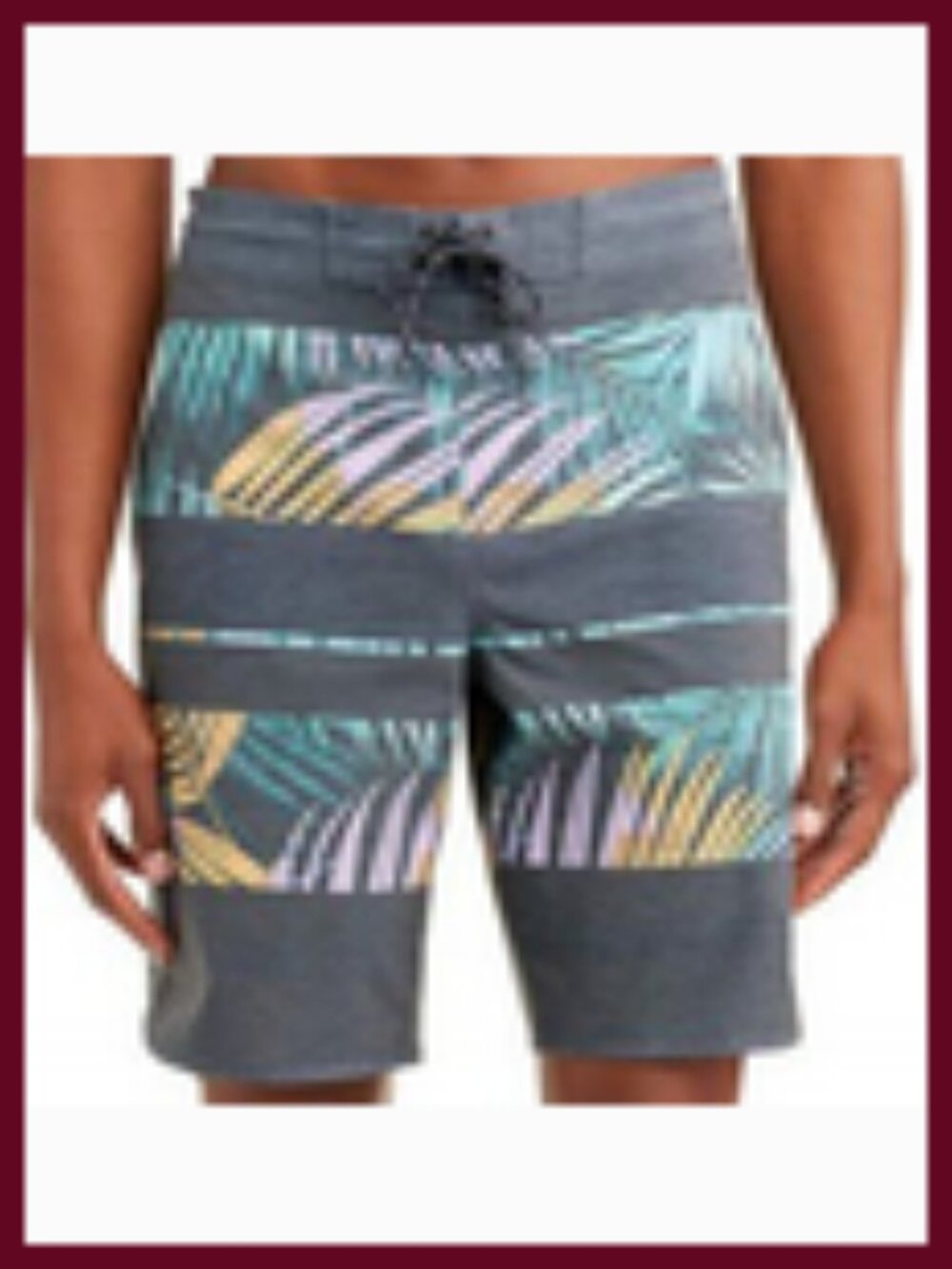 Shorts swim e-board mens new size 3XL waist 48-50" George 73% polyester cotton